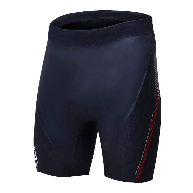 ZONE3 Neoprene Buoyancy Shorts 'Premium' Aerodome Elite 5/3mm (Black/Red, Small) - Image 1